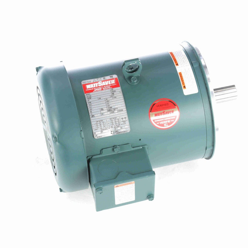 131503.00 Leeson Motor 3HP 1770RPM 182TC TEFC 208 - 230/460Volt 3Phase - Square One Electric Motors & Pumps