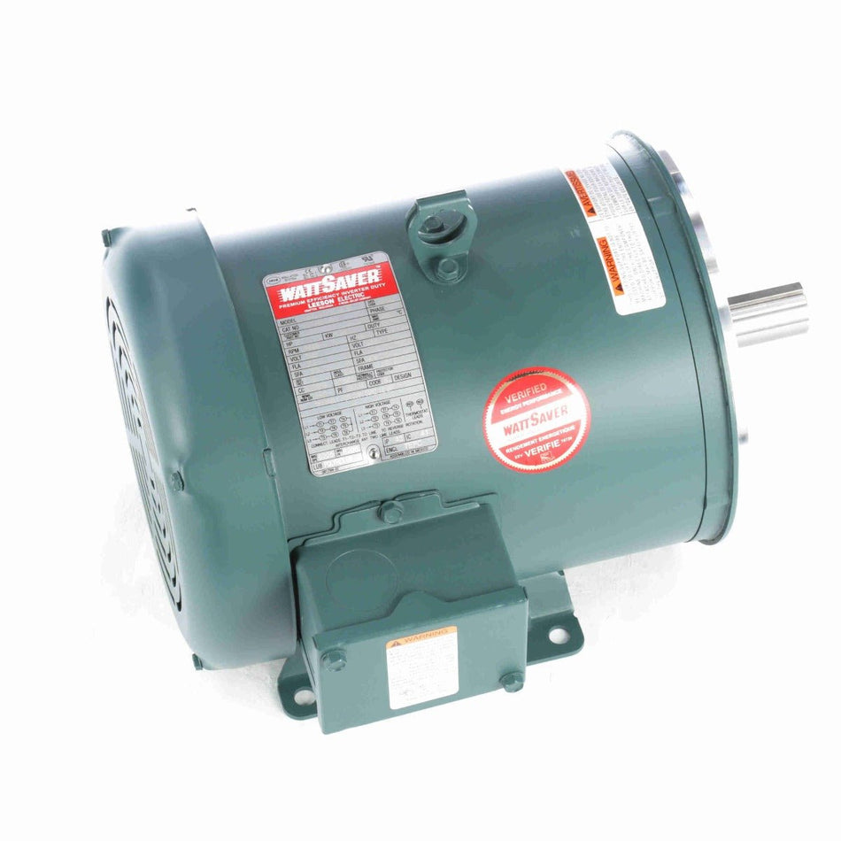 131504.00 Leeson Motor 3HP 1770RPM 182TC TEFC 208 - 230/460Volt 3Phase C182T17FK14 - Square One Electric Motors & Pumps