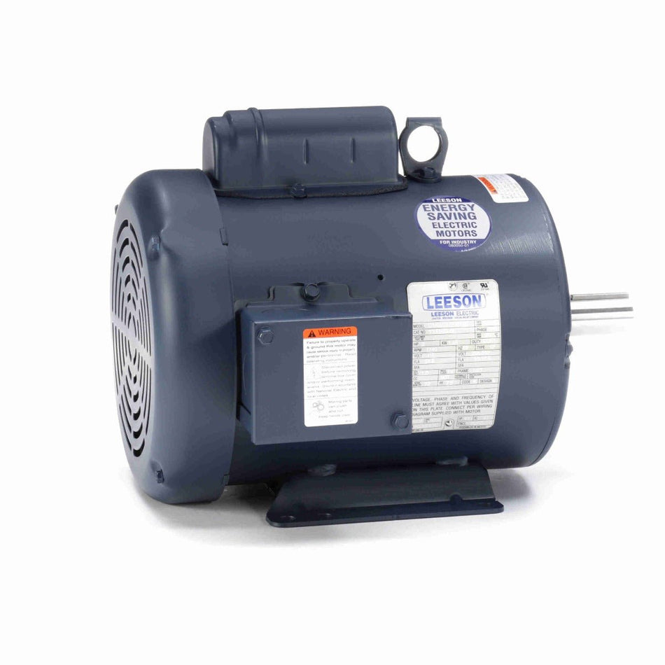 131509.00 Leeson Motor 2HP 1740RPM 182T TEFC 115/208 - 230Volt 1 Phase C182C17FB11 - Square One Electric Motors & Pumps