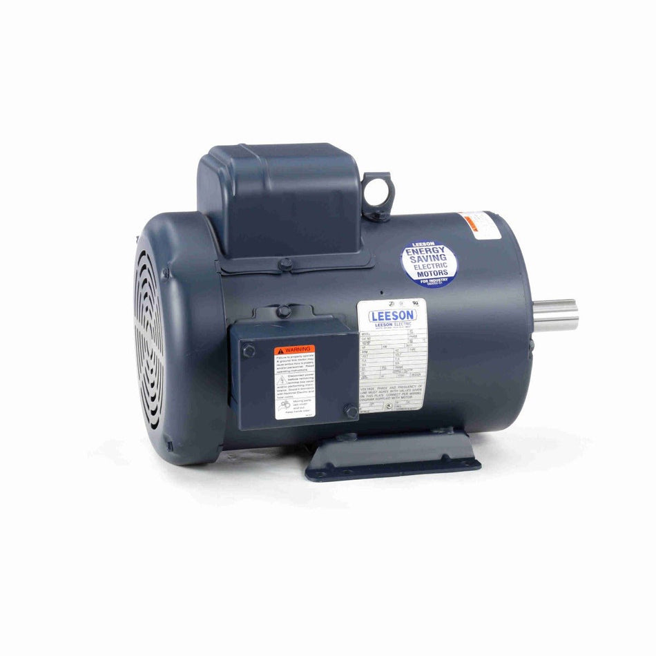 131533.00 Leeson Motor 3HP 1740RPM 184T TEFC 115/230Volt 1 Phase C184C17FB12 - Square One Electric Motors & Pumps