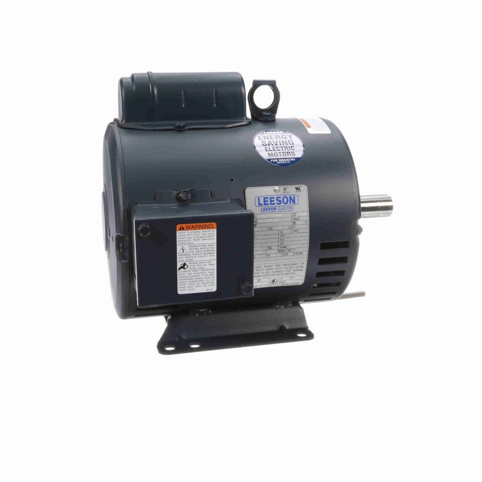 131535.00 Leeson Motor 2HP 1740RPM 182T DP 115/208 - 230Volt 1 Phaase U182C17DB9 - Square One Electric Motors & Pumps