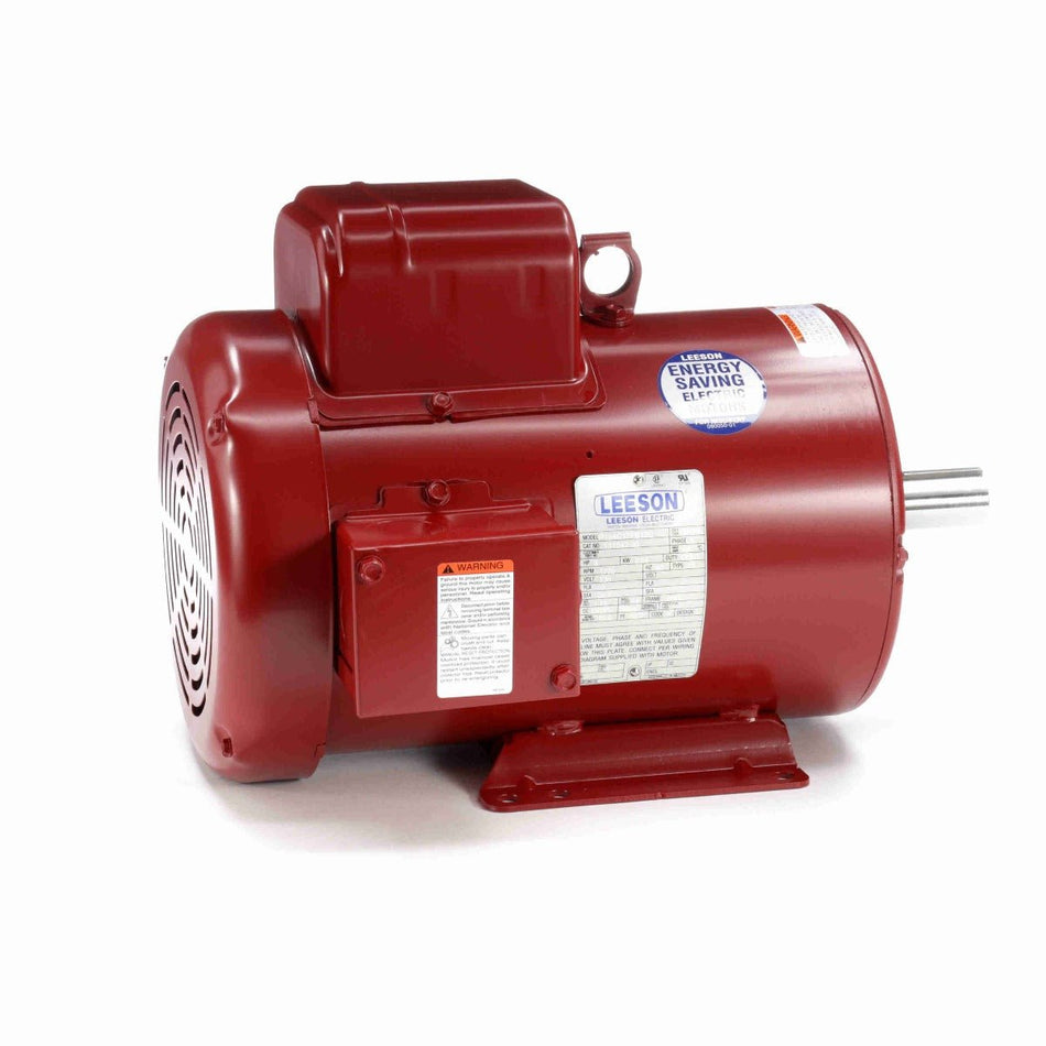 131542.00 Leeson Motor 3HP 1740RPM 184T TEFC 230Volt 1Phase - Square One Electric Motors & Pumps