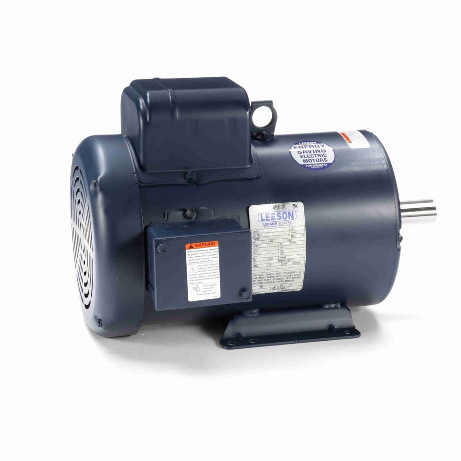 131549.00 Leeson Motor 5HP 3500RPM 184T TEFC 230Volt 1 Phase C184K34FB6 - Square One Electric Motors & Pumps