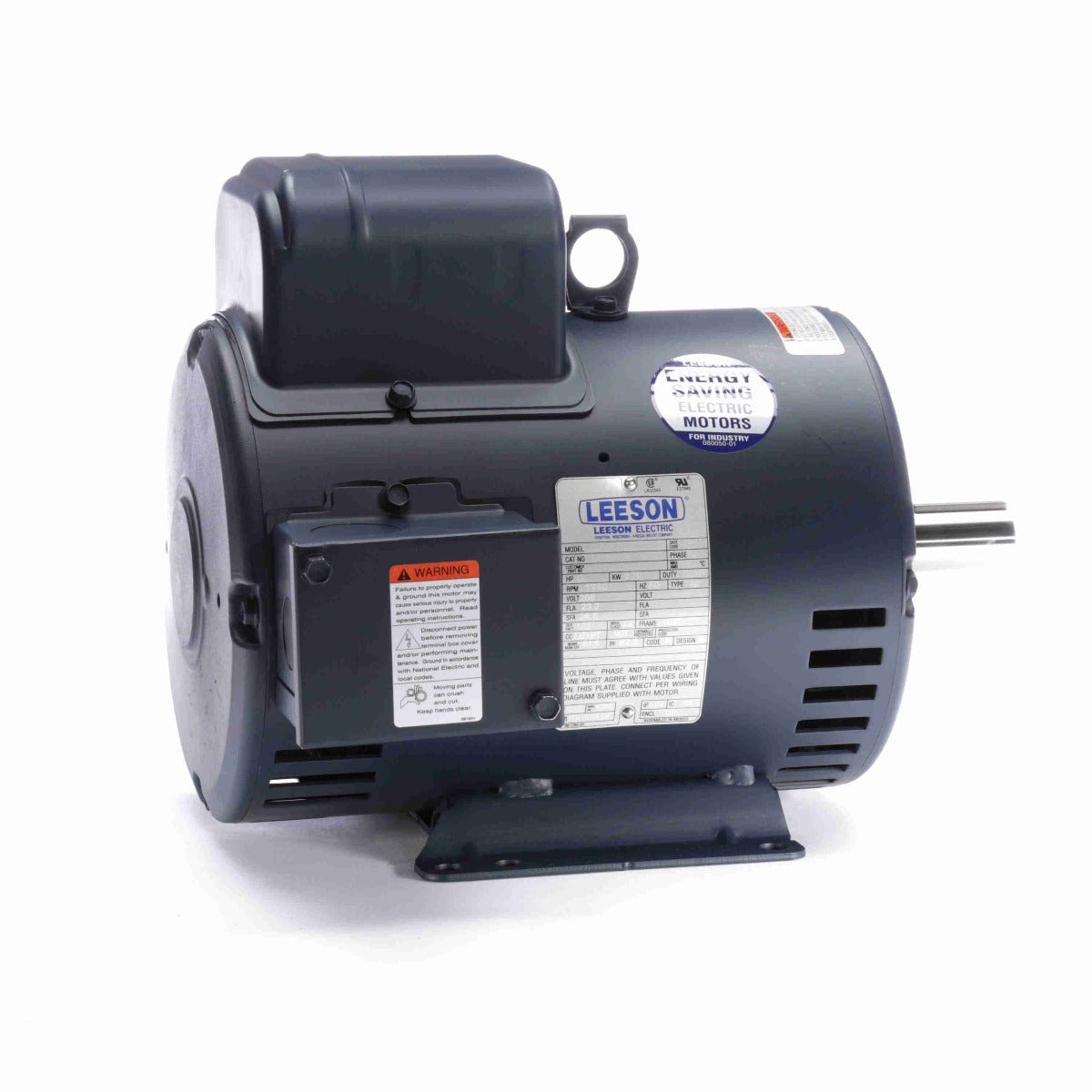 131560.00 Leeson Motor 5HP 1740RPM 184T DP 208Volt 1 Phase C184K17DB32 - Square One Electric Motors & Pumps