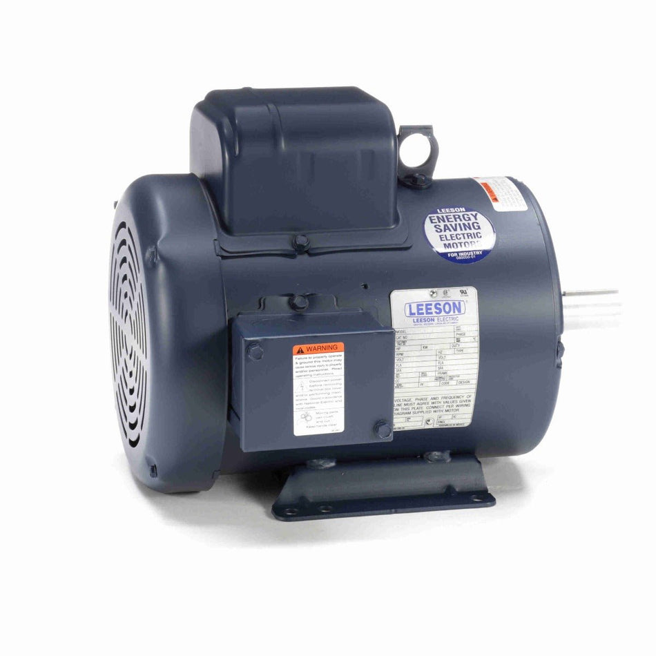 131637.00 Leeson Motor 3HP 3500RPM 182T TEFC 115/208 - 230Volt Single Phase C182K34FB2 - Square One Electric Motors & Pumps