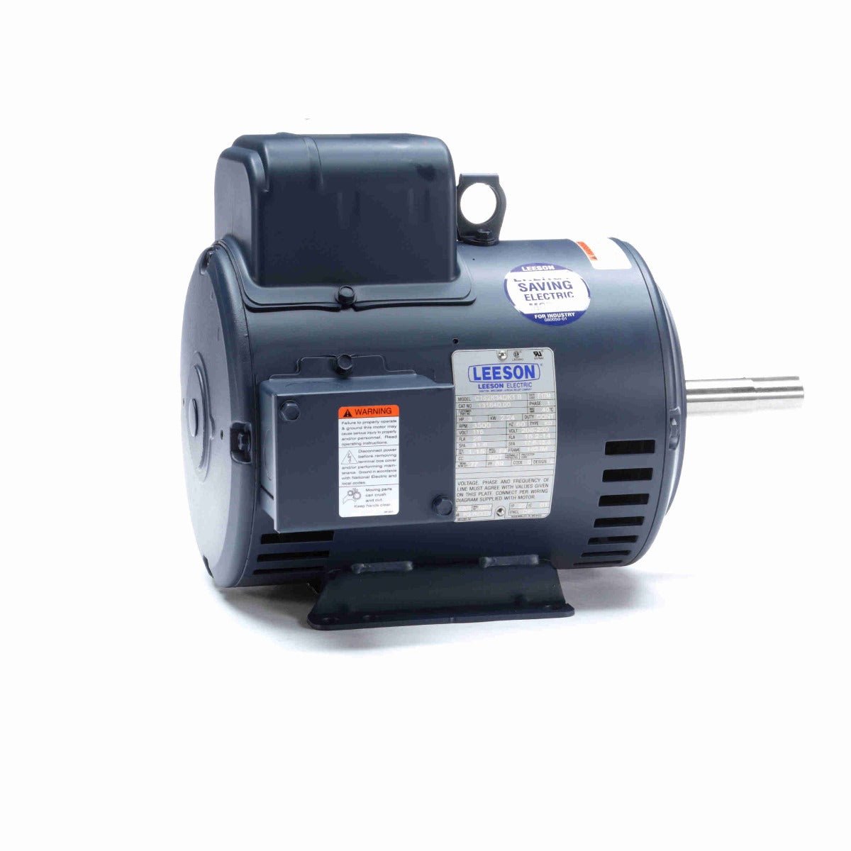 131640.00 Leeson Pump Motor 3HP 3500RPM 182JM DP 115/208 - 230Volt 1Phase - Square One Electric Motors & Pumps