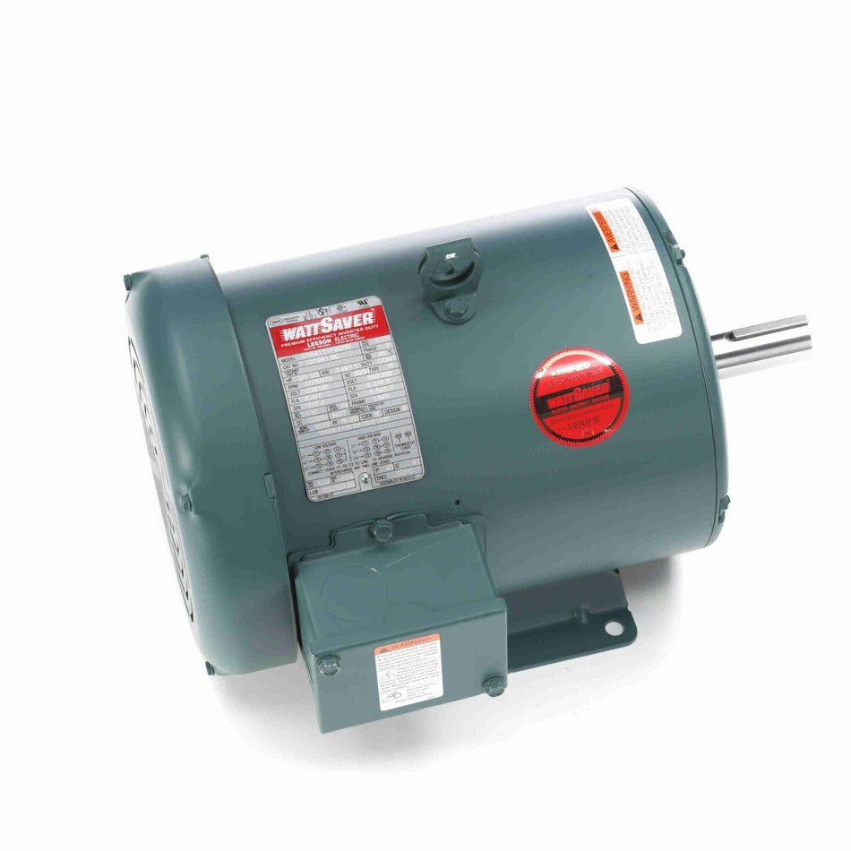 131981.00 Leeson AC Motor 2HP 1170RPM 184T TEFC 208 - 230/460Volt 3 Phase - Square One Electric Motors & Pumps