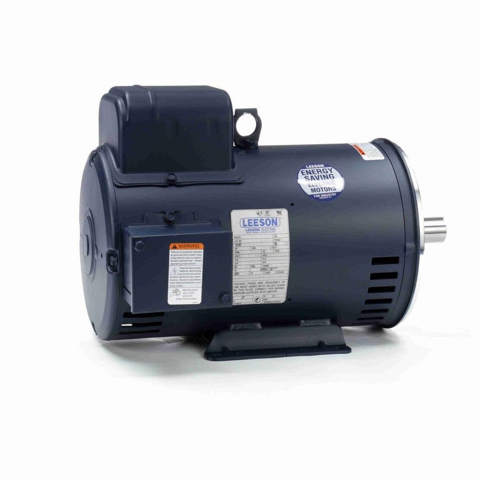 132043.00 Leeson Motor 7.5HP 3450RPM 184TC DP 208 - 230Volt 1Phase - Square One Electric Motors & Pumps