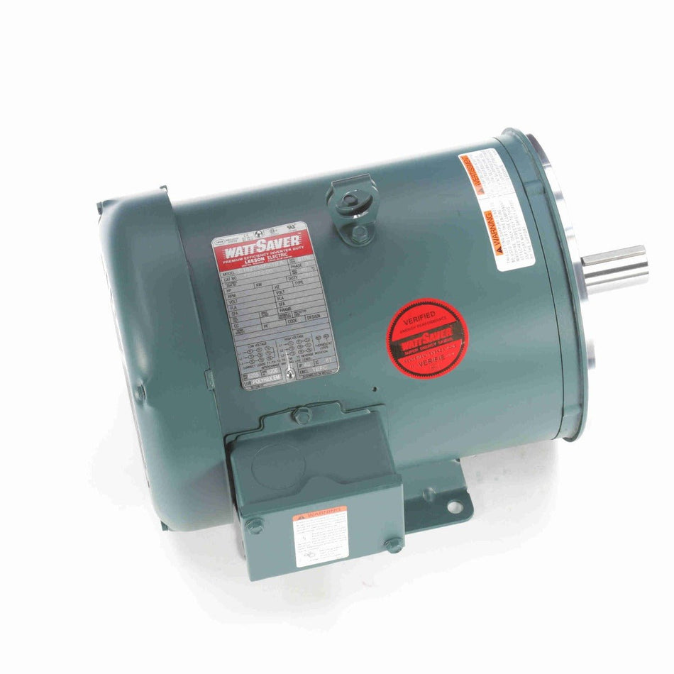 132079.00 Leeson Motor 3HP 3600RPM 182TC TEFC 208 - 230/460Volt 3Phase C182T34FK10 - Square One Electric Motors & Pumps