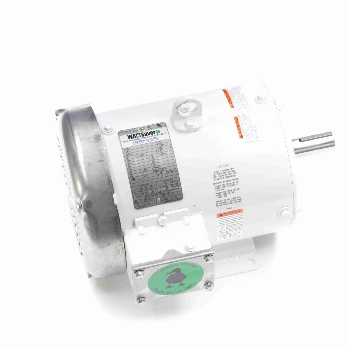 132196.00 Leeson Motor 3HP 1770RPM 182T TEFC 208 - 230/460Volt 3Phase - Square One Electric Motors & Pumps