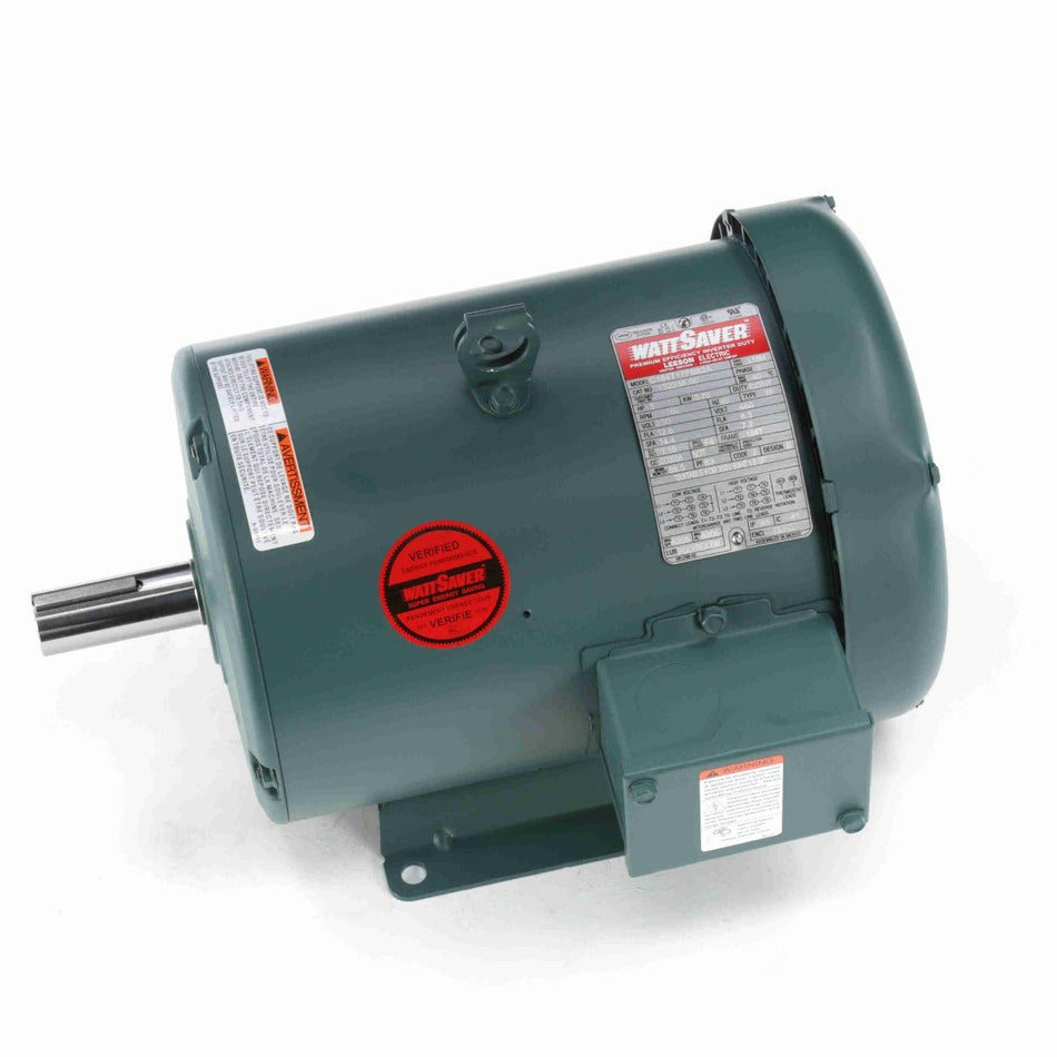 132236.00 Leeson Motor 5HP 1760RPM 184T TEFC 208 - 230/460Volt 3Phase - Square One Electric Motors & Pumps