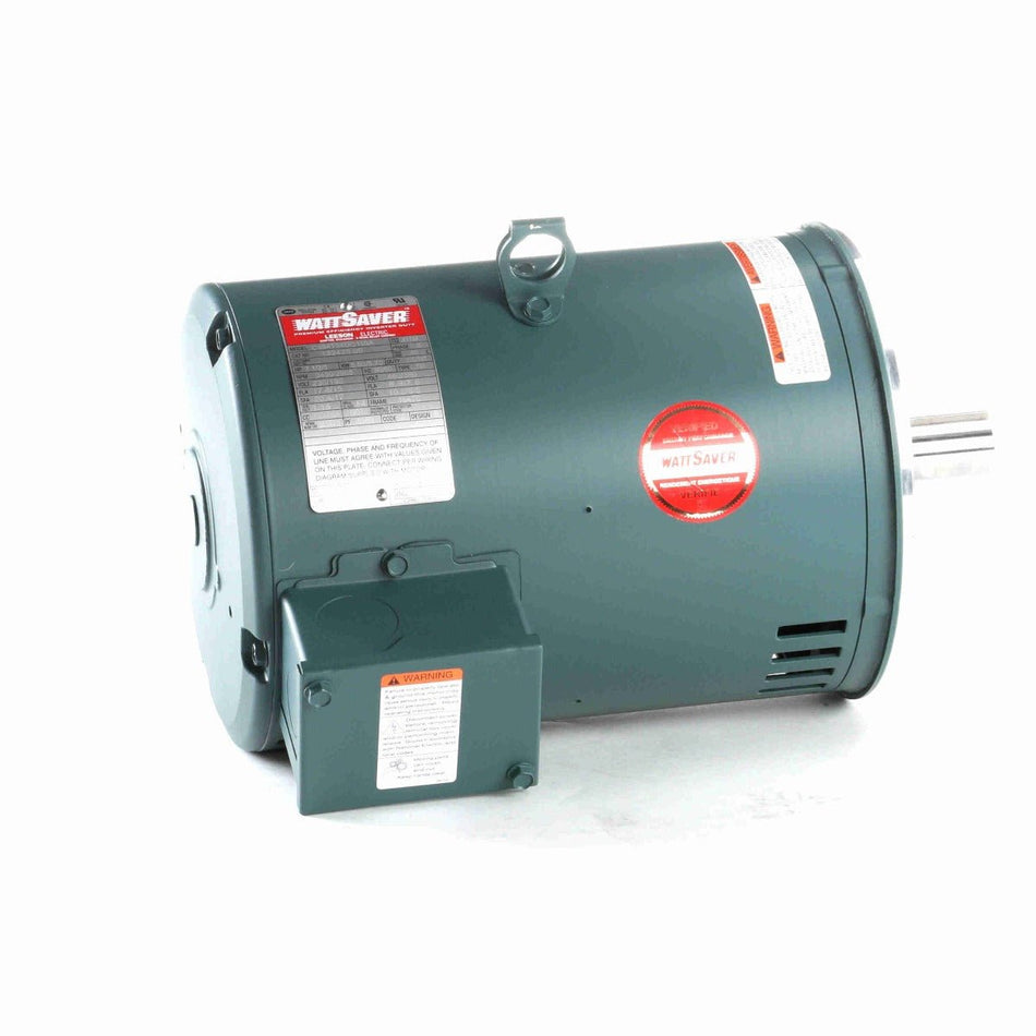 132425.00 Leeson Motor 7.5HP 3505RPM 184TC DP 208 - 230/460Volt Three Phase C184T34DC110 - Square One Electric Motors & Pumps