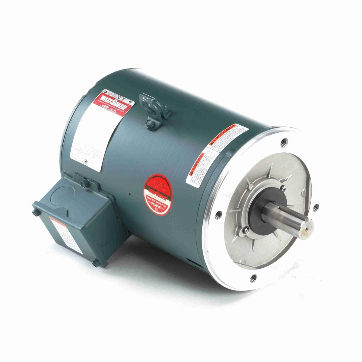 140485.00 Leeson Motor 10HP 1765RPM 215TC DP 208 - 230/460Volt 3 Phase - Square One Electric Motors & Pumps