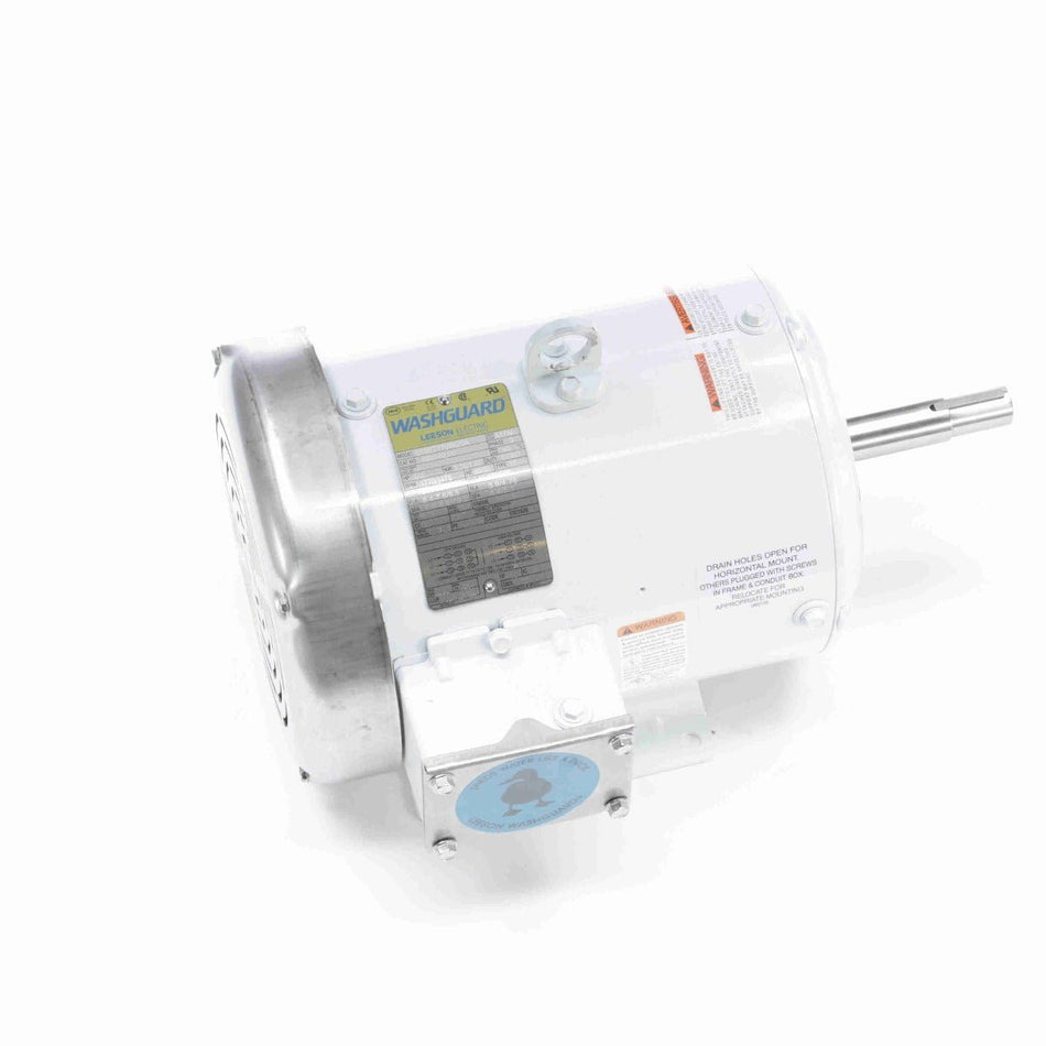 132442.00 Leeson Motor 3HP 1760RPM 182JM TEFC 208 - 230/460Volt 3Phase - Square One Electric Motors & Pumps