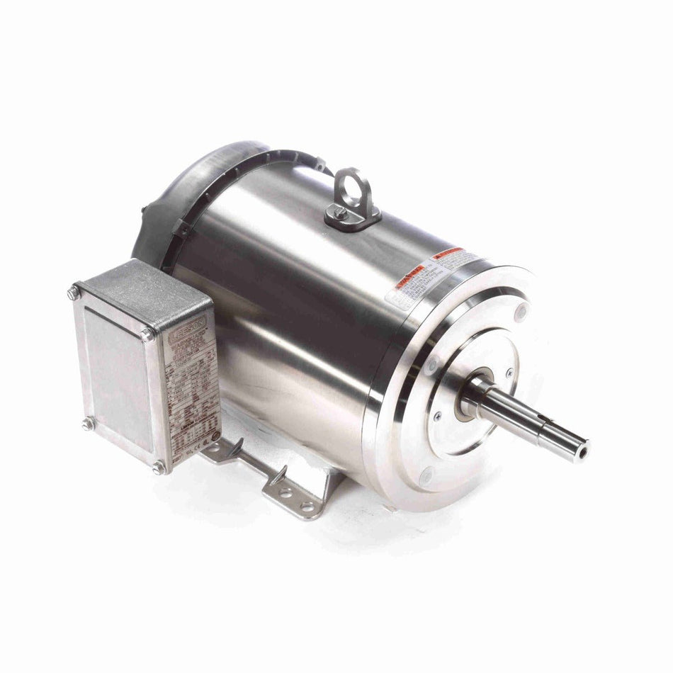132450.00 Leeson Motor 3HP 1760RPM 182JM TEFC 208 - 230/460Volt 3Phase - Square One Electric Motors & Pumps