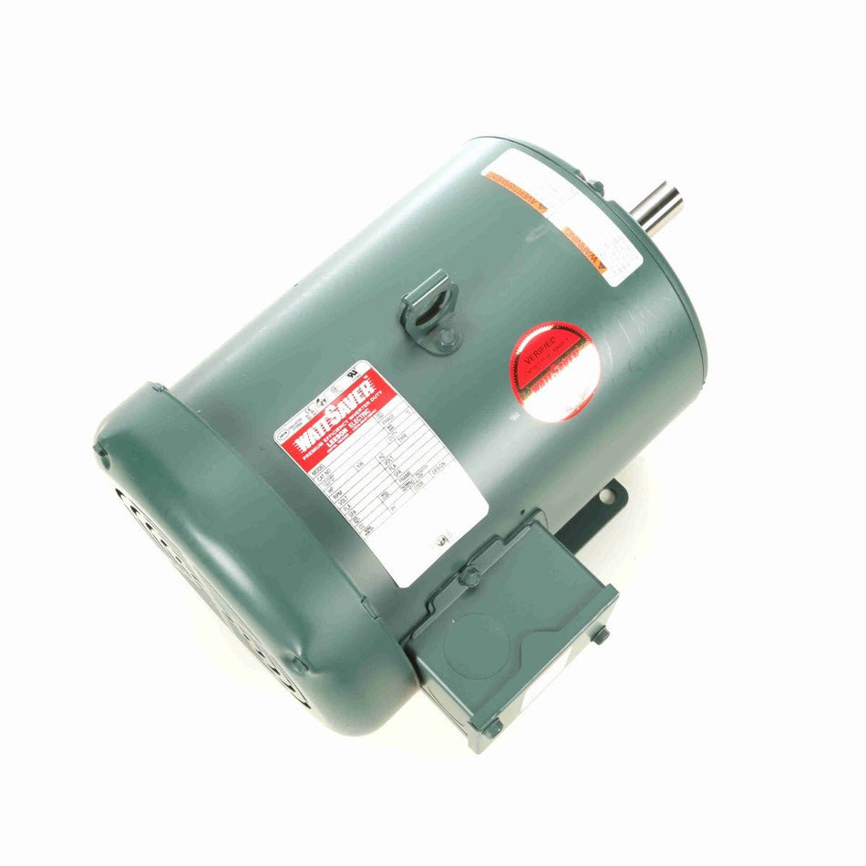 132466.00 Leeson Motor 5HP 1740RPM 184T TEFC 200 - 208/400Volt 3Phase - Square One Electric Motors & Pumps
