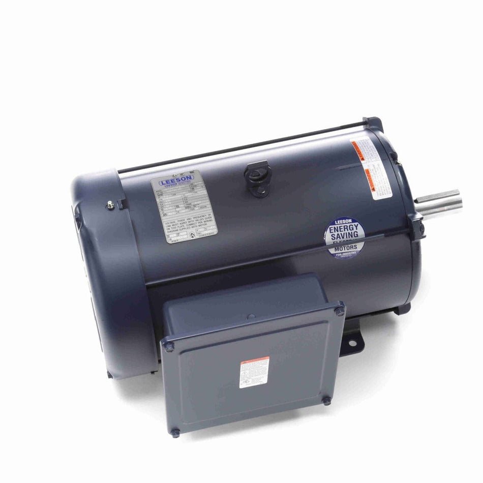 140120.00 Leeson Motor 7.5HP 1740RPM 215T TEFC 230Volt Single Phase N215K17FB1 - Square One Electric Motors & Pumps