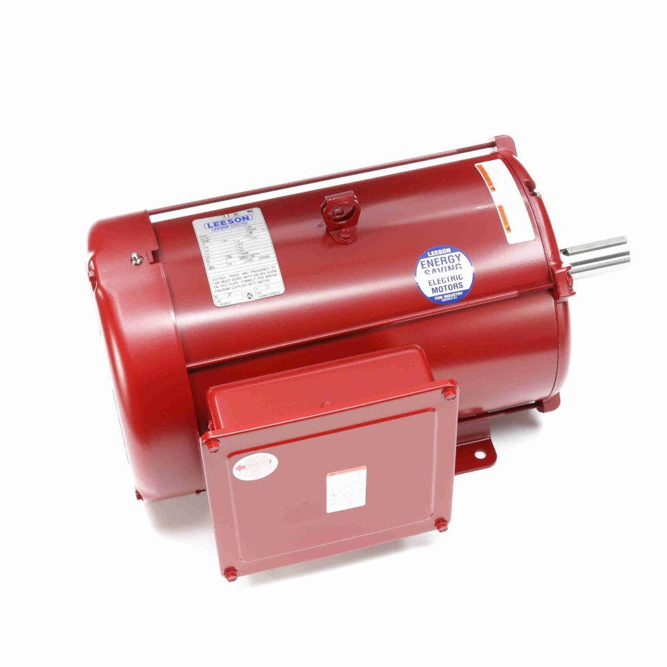 141434.00 Leeson Motor 7.5HP 1740RPM 215T TEFC 230Volt 1Phase - Square One Electric Motors & Pumps
