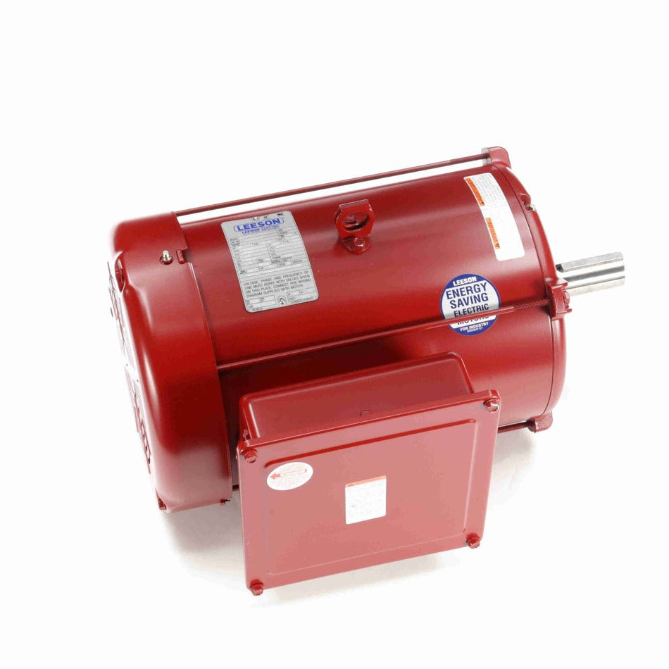 141433.00 Leeson Motor 5HP 1740RPM 215T TEFC 230Volt 1Phase - Square One Electric Motors & Pumps