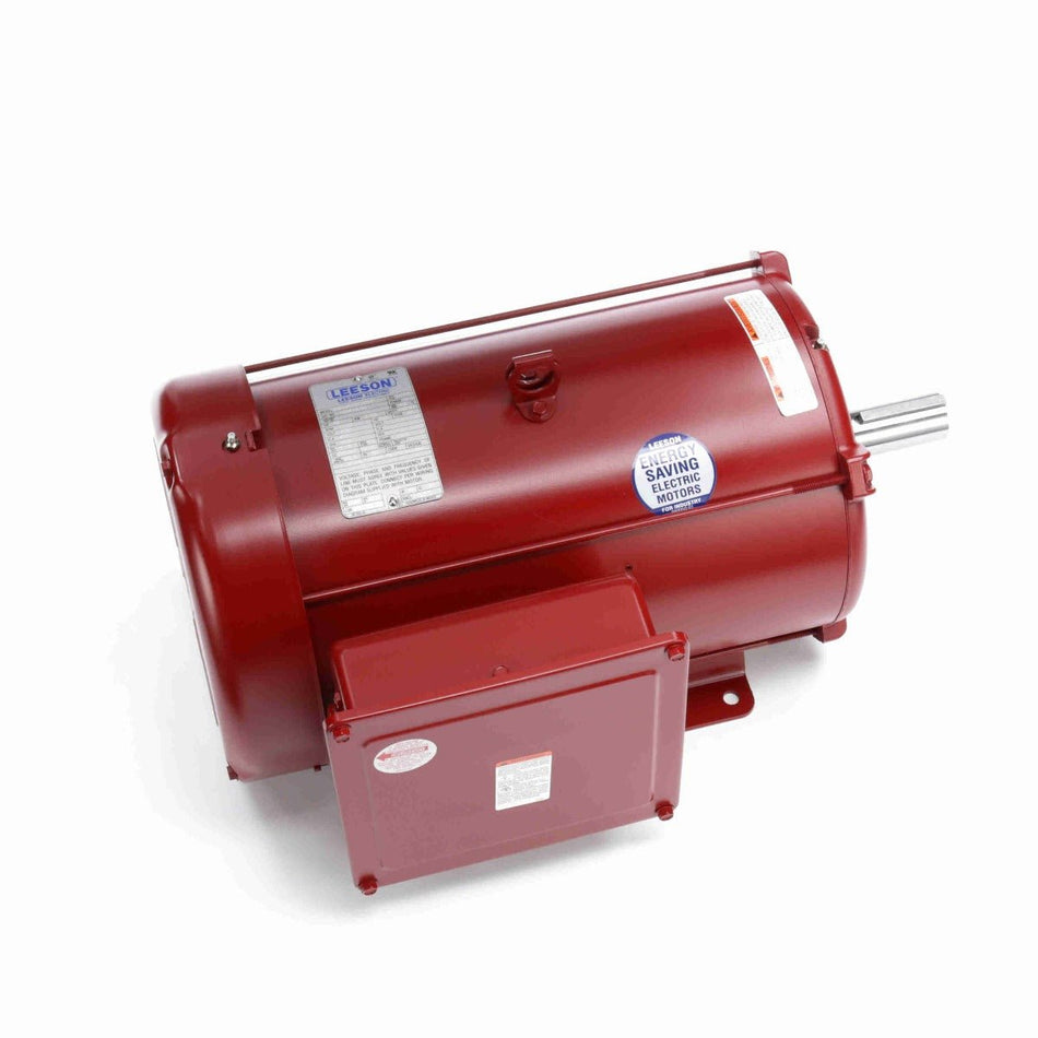 140414.00 Leeson Motor 10HP 1740RPM 215T TEFC 230Volt 1Phase - Square One Electric Motors & Pumps