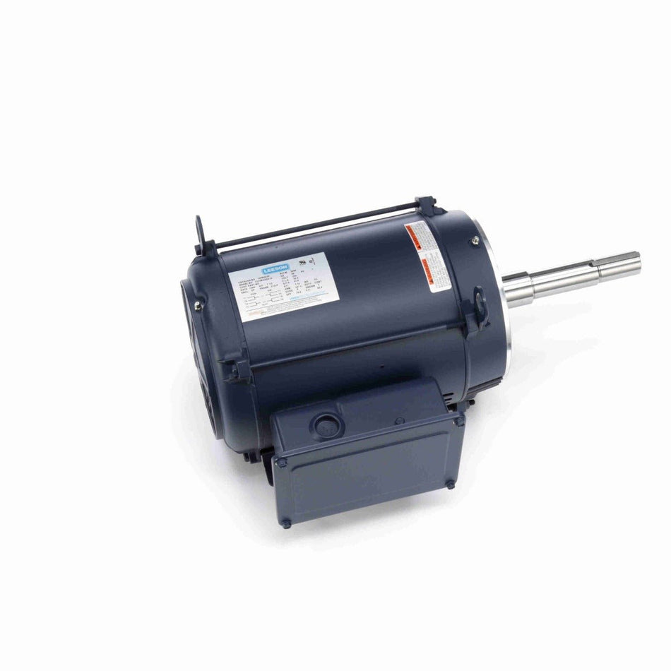 140646.00 Leeson JP Pump 7.5HP 3470RPM 213JP DP 230Volt 1Phase - Square One Electric Motors & Pumps