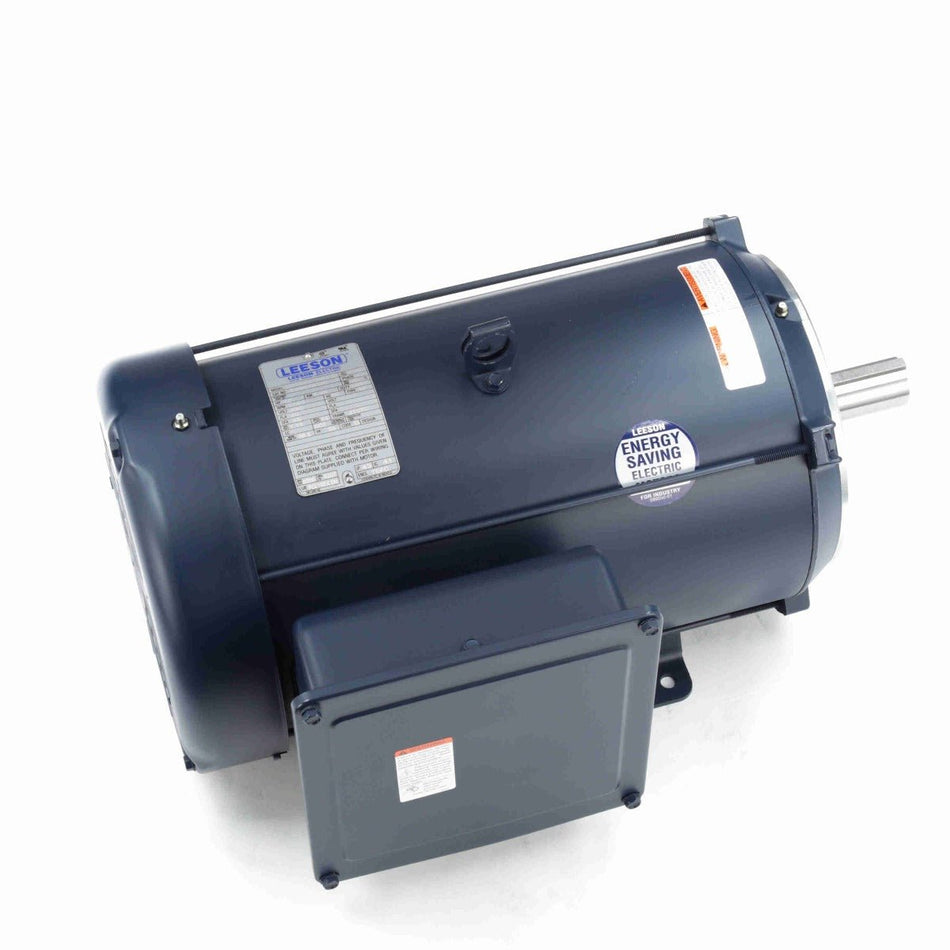 140678.00 Leeson AC Motor 10HP 1740RPM 215TC TEFC 230Volt Single Phase - Square One Electric Motors & Pumps