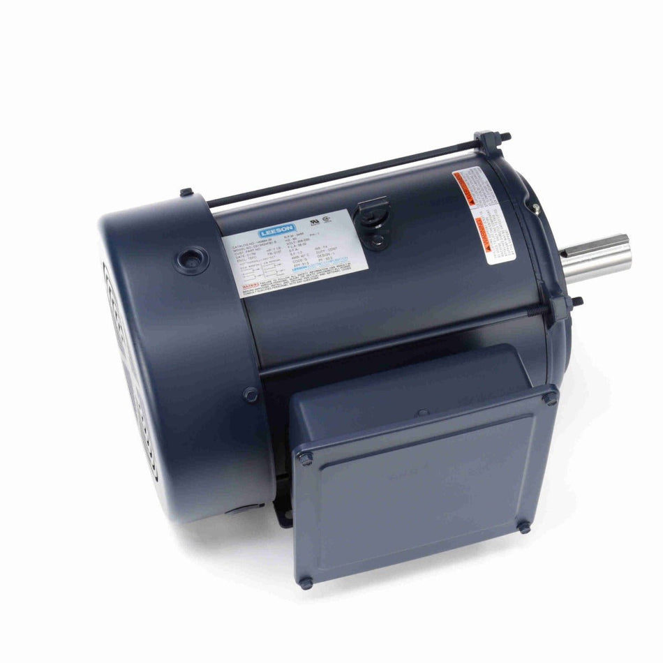140684.00 Leeson Motor 7.5HP 3450RPM 213T TEFC 208 - 230Volt Single Phase C213K34FB1 - Square One Electric Motors & Pumps