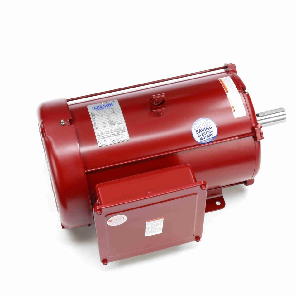 140706.00 Leeson Motor 10HP 1740RPM 215T TEFC 230Volt 1Phase - Square One Electric Motors & Pumps