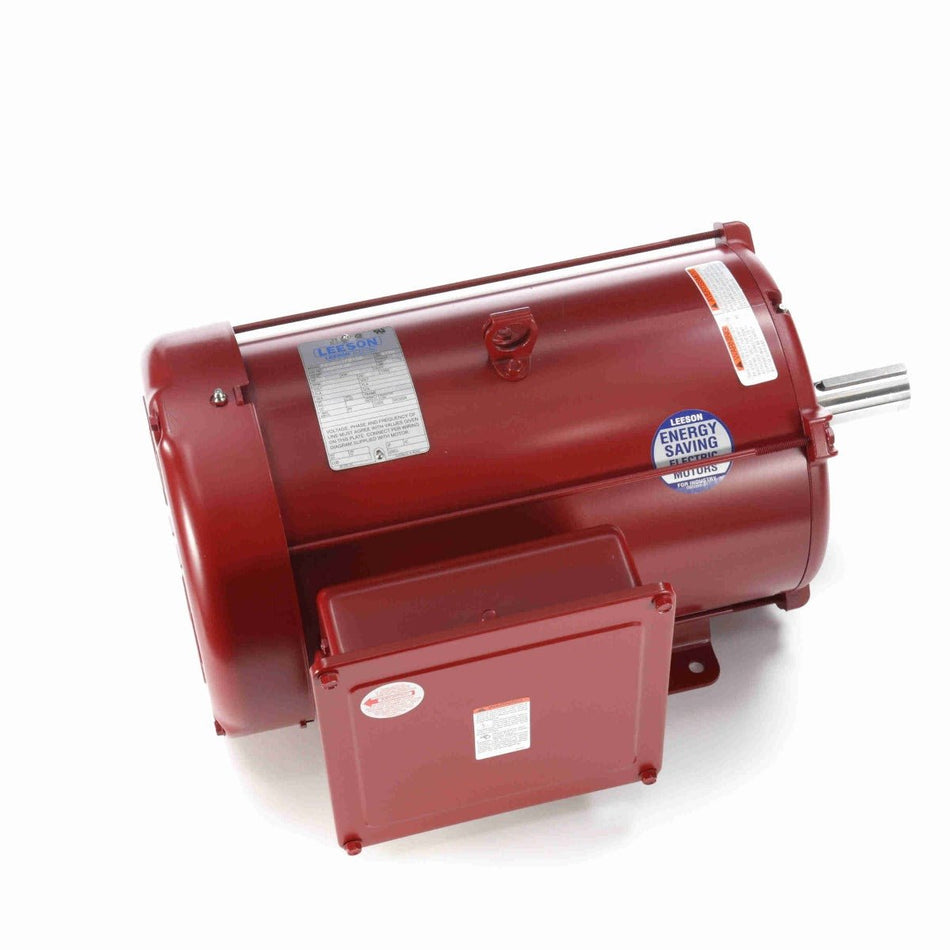 140707.00 Leeson Motor 7.5HP 1740RPM 215T TEFC 230Volt 1Phase - Square One Electric Motors & Pumps