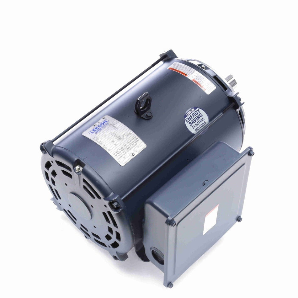 140806.00 Leeson AC Motor 7.5HP 1740RPM 215TC DP 230Volt 1 Phase C184K34DK8 - Square One Electric Motors & Pumps