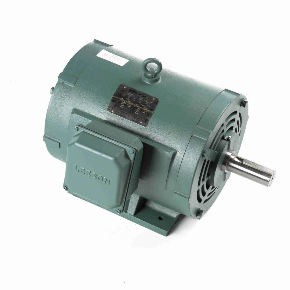 170009.60 Leeson Motor 25HP 1800RPM 284T DP 208 - 230/460Volt 3 Phase - Square One Electric Motors & Pumps