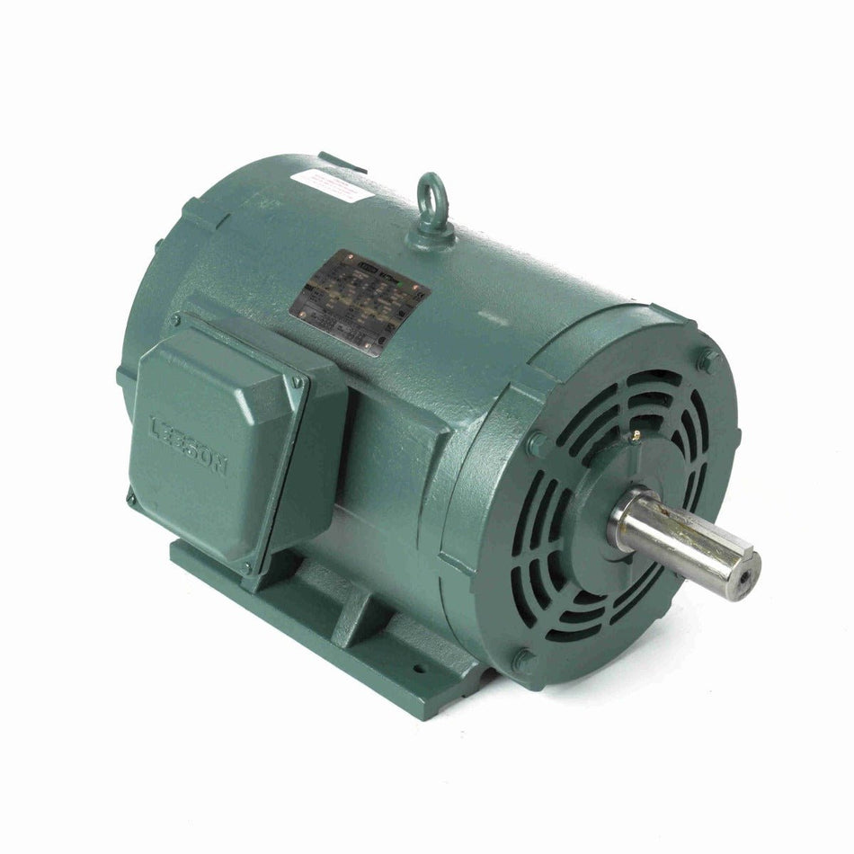 170038.60 Leeson AC Motor 40HP 3600RPM 286TS DP 208 - 230/460V Three Phase - Square One Electric Motors & Pumps