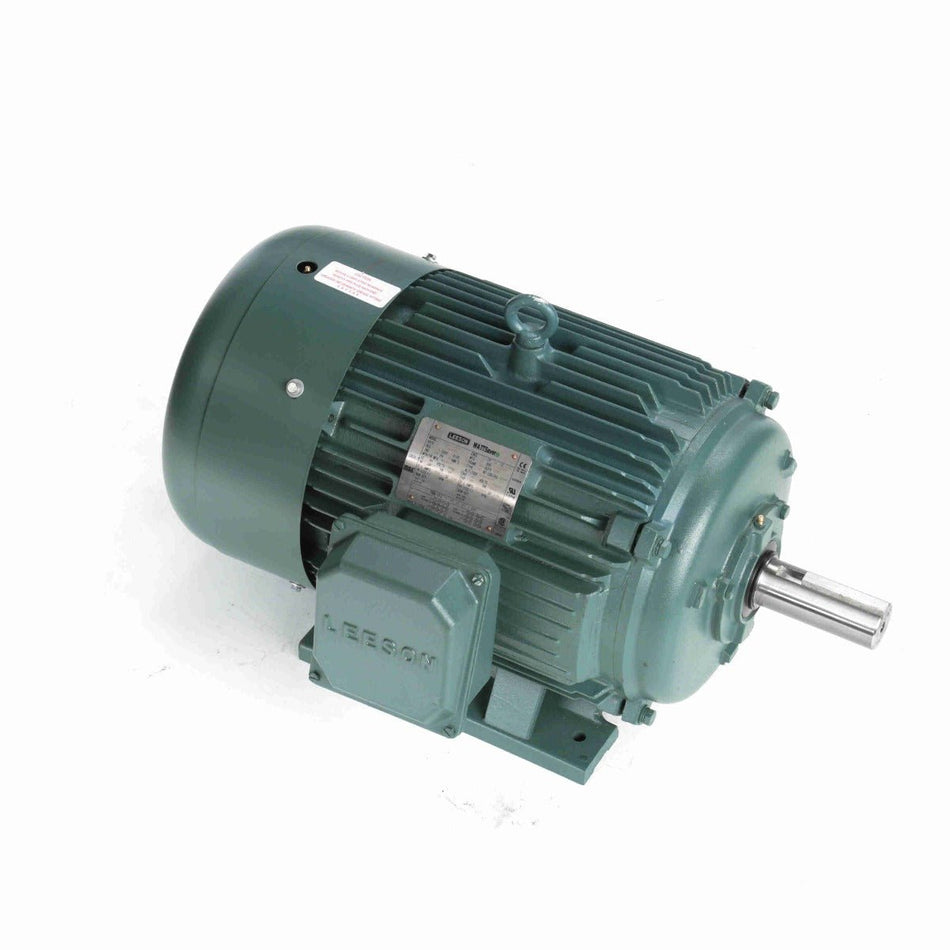 170015.60 Leeson Motor 30HP 1800RPM 286T TEFC 208 - 230/460V 3 Phase - Square One Electric Motors & Pumps