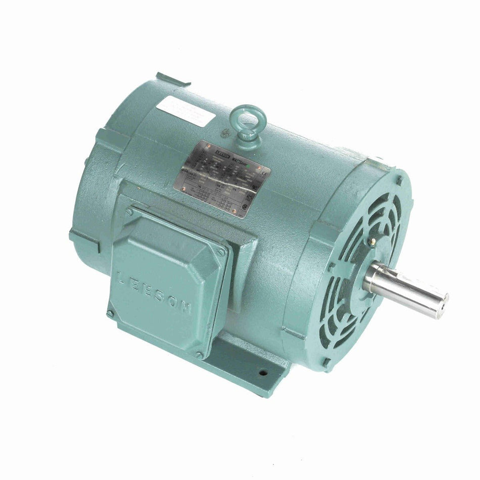 170032.60 Leeson AC Motor 20HP 3600RPM 254T DP 208 - 230/460Volt Three Phase - Square One Electric Motors & Pumps