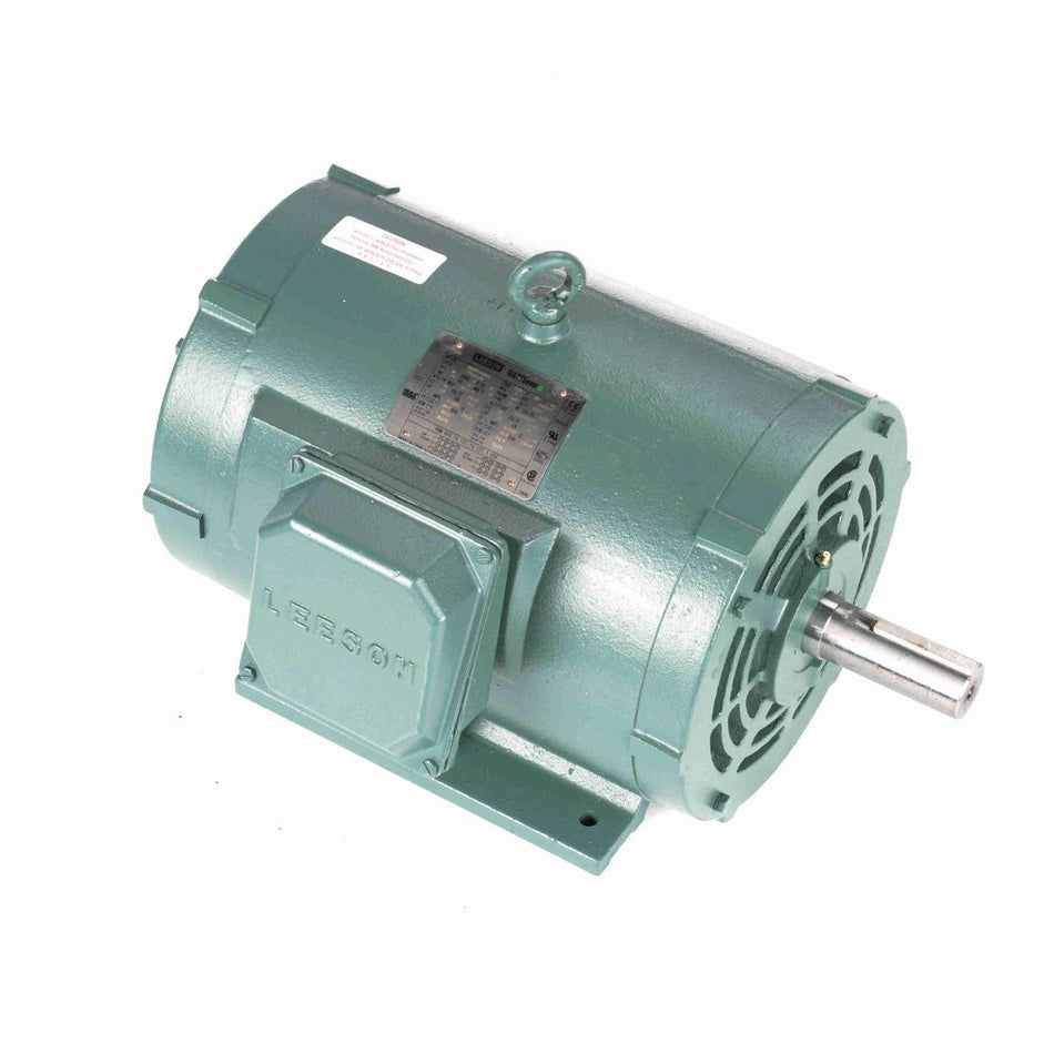 170034.60 Leeson AC Motor 25HP 3600RPM 256T DP 208 - 230/460Volt Three Phase - Square One Electric Motors & Pumps