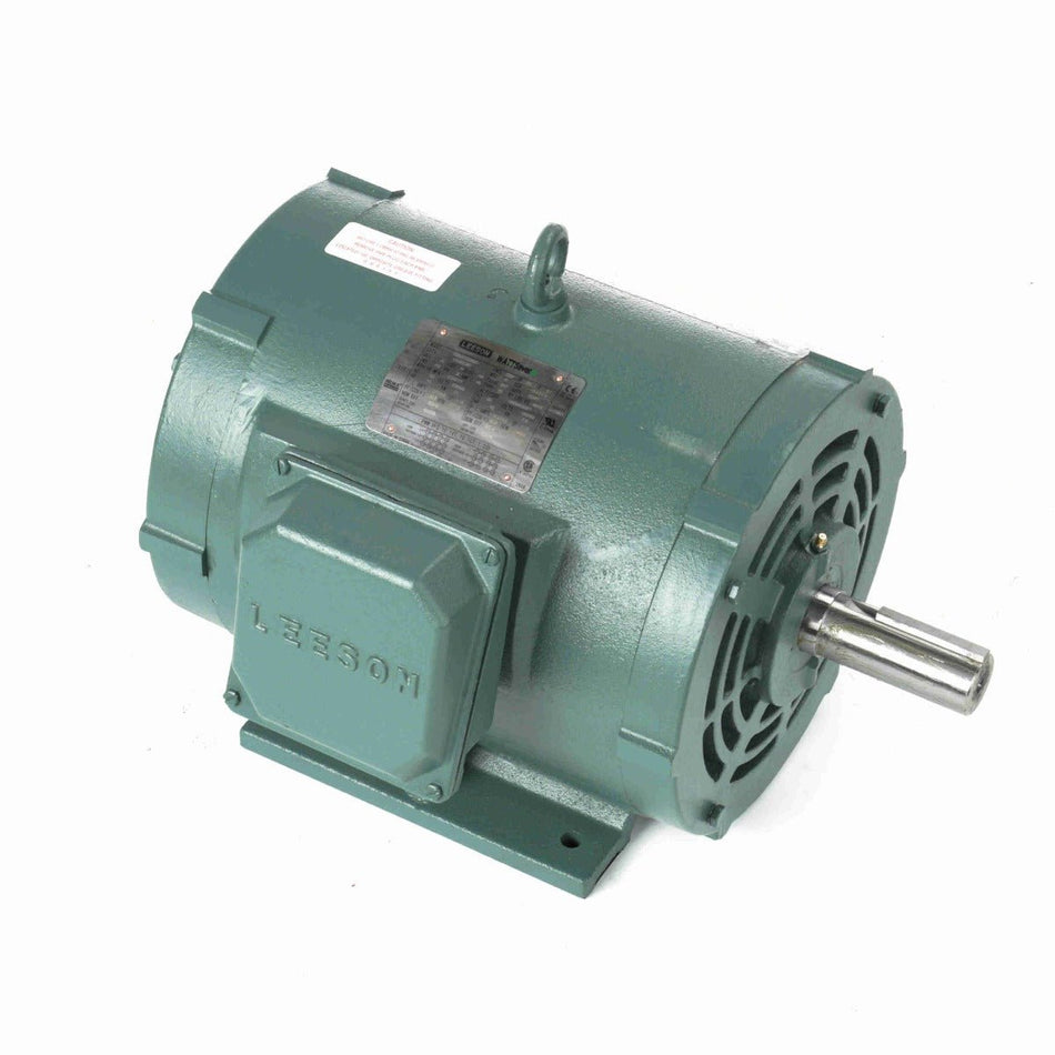 170065.60 Leeson Motor 15HP 1800RPM 254T DP 208 - 230/460Volt Three Phase - Square One Electric Motors & Pumps