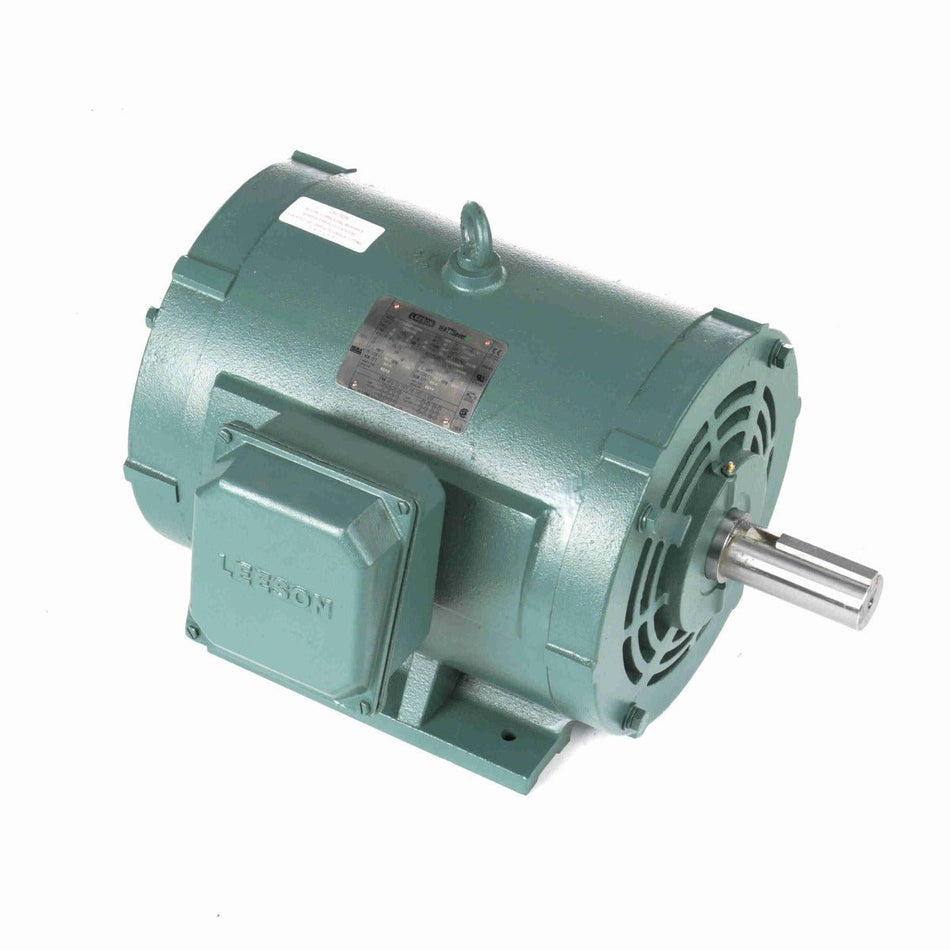170067.60 Leeson AC Motor 15HP 1200RPM 284T DP 208 - 230/460Volt 3 Phase - Square One Electric Motors & Pumps
