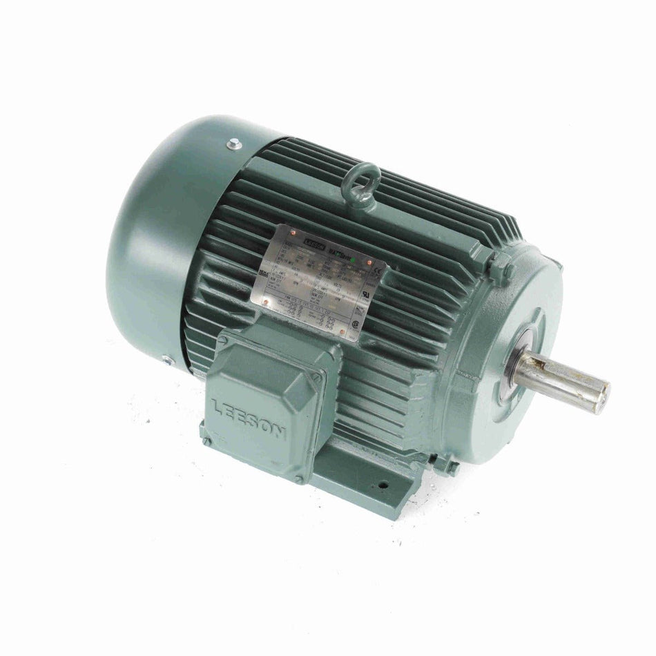 170159.60 Leeson AC Motor 10HP 3600RPM 215T TEFC 208 - 230/460Volt 3 Phase - Square One Electric Motors & Pumps