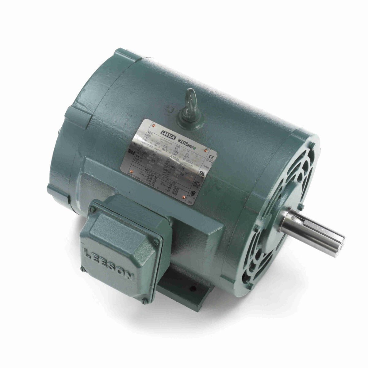 170143.60 Leeson AC Motor 10HP 3600RPM 213T DP 208 - 230/460Volt Three Phase - Square One Electric Motors & Pumps