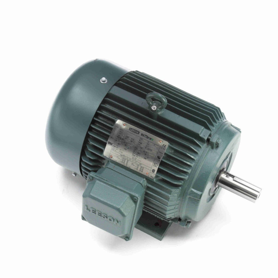 170158.60 Leeson Motor 7.5HP 3540RPM 213T TEFC 208 - 230/460Volt 3 Phase - Square One Electric Motors & Pumps
