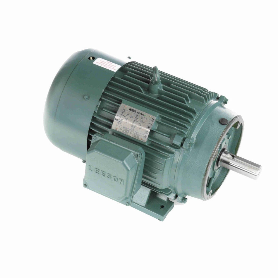 170619.60 Leeson Motor 25HP 3600RPM 284TC TEFC 208 - 230/460Volt 3Phase C284T34FK8 - Square One Electric Motors & Pumps