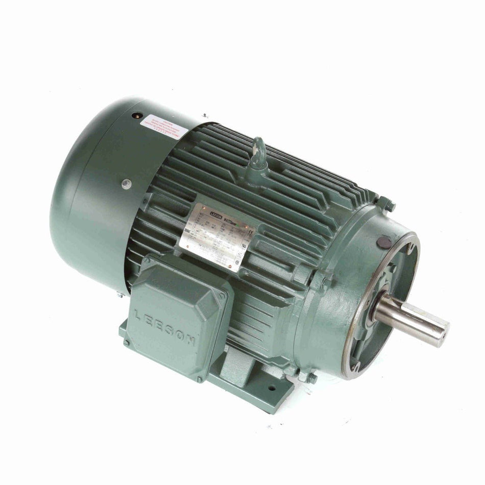 171592.60 Leeson Motor 30HP 1800RPM 286TC TEFC 208 - 230/460V 3 Phase - Square One Electric Motors & Pumps