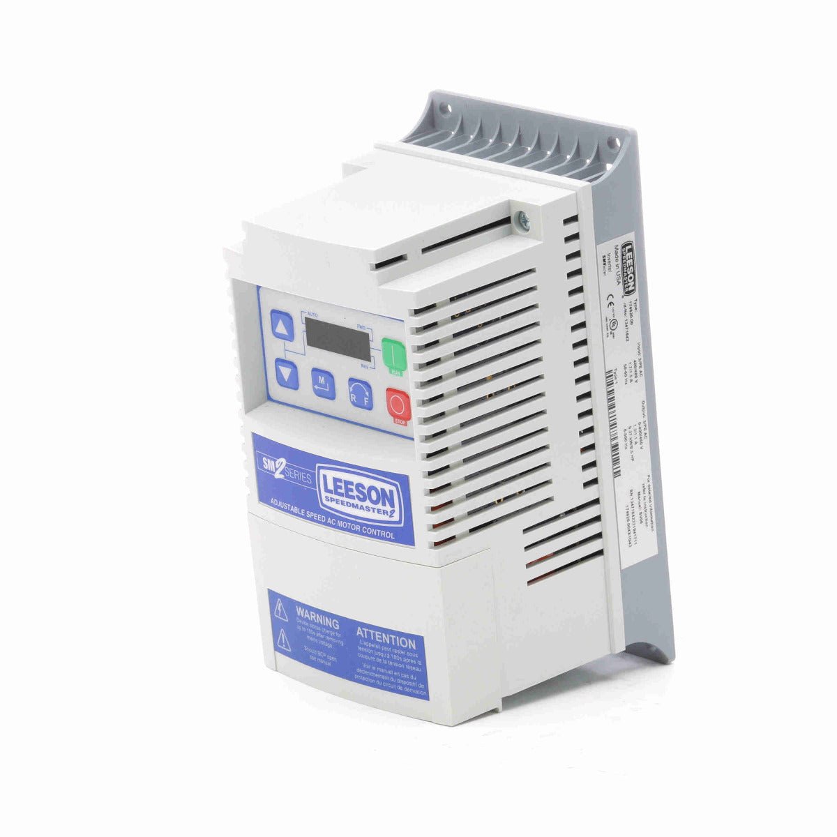 174632.00 Leeson Vector Series VFD Drive Plastic 2HP 2.7AMPS 480/590V 3 Phase - Square One Electric Motors & Pumps