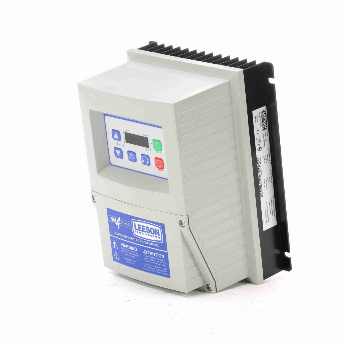 174653.00 Leeson Vector VFD Drive 1HP 115/230V 4.2AMPS Phase: 1IN/3OUT - Square One Electric Motors & Pumps