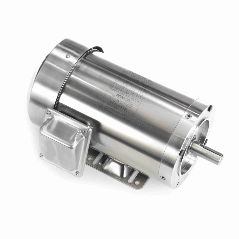 191492.00 Leeson Motor 3HP 3450RPM 145TC TEFC 208 - 230/460Volt 3Phase - Square One Electric Motors & Pumps