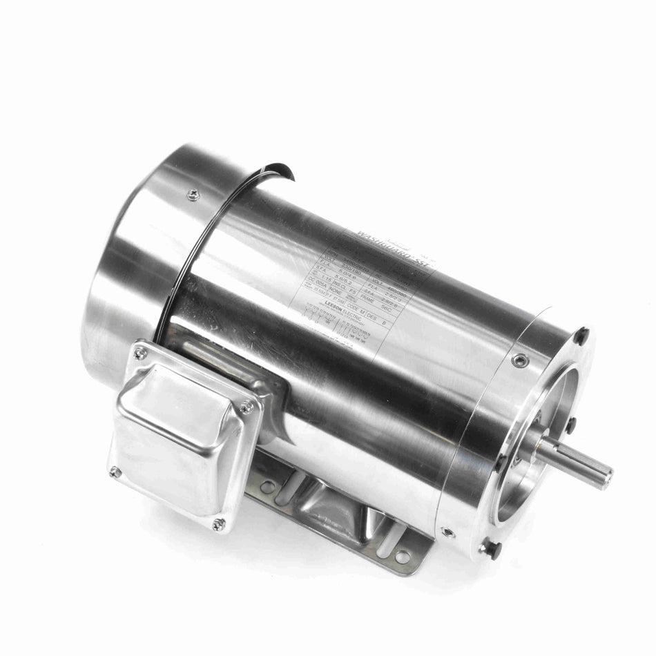 191562.00 Leeson Motor 2HP 3450RPM 56HC TEFC 208 - 230/460Volt 3Phase - Square One Electric Motors & Pumps