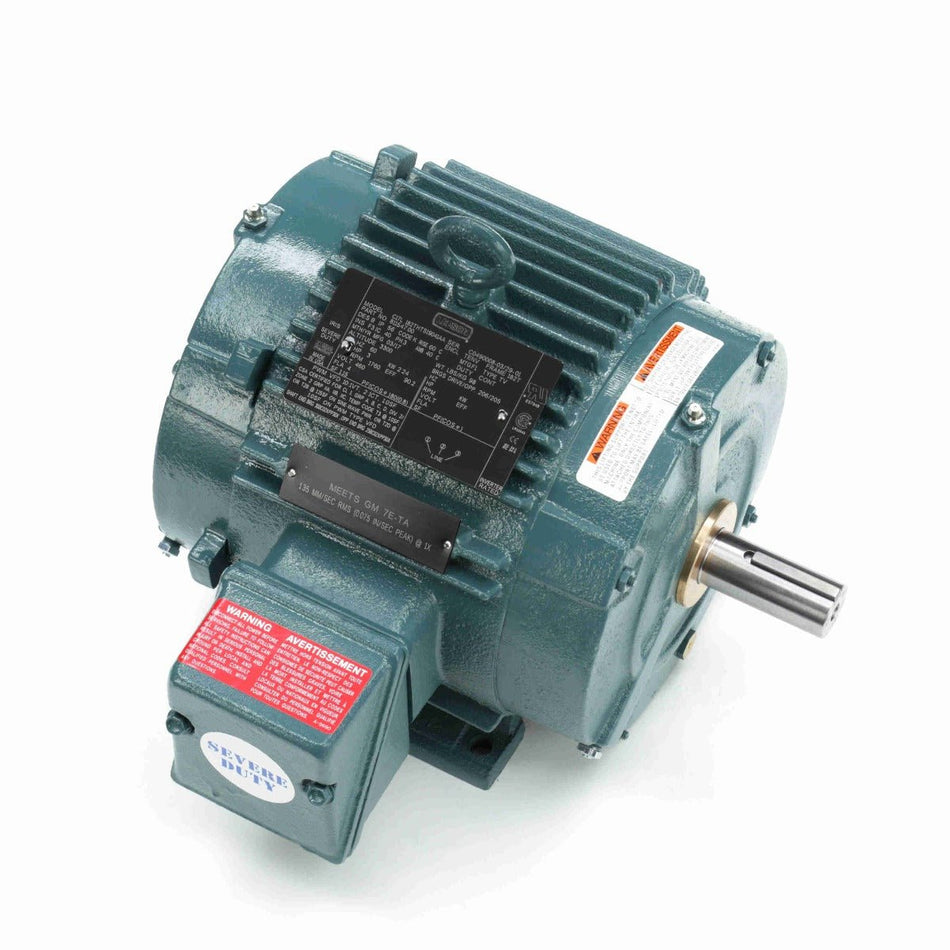 811547.00 Leeson Motor 3HP 1760RPM 182T TENV 460Volt 3Phase 182THTS19041 - Square One Electric Motors & Pumps
