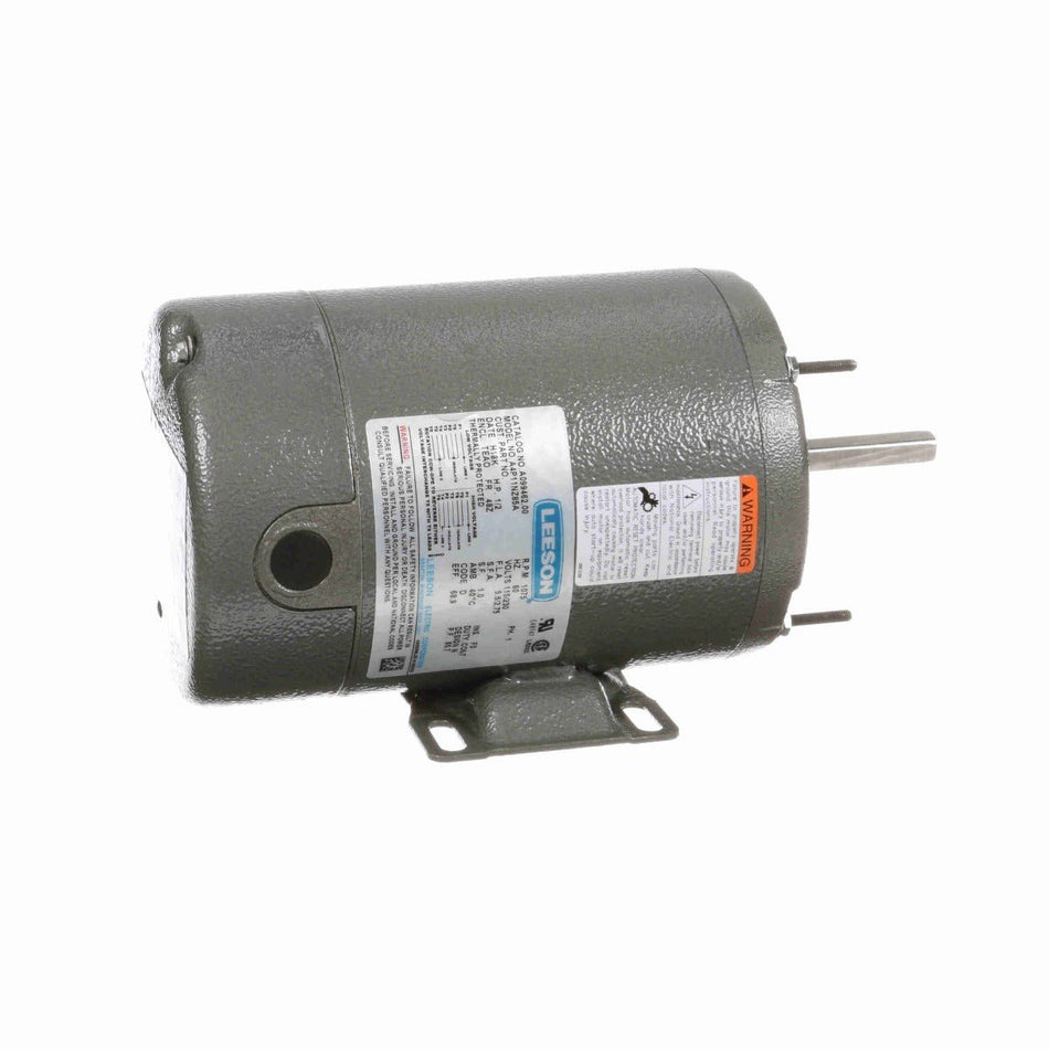 A099462 Leeson Motor 1/2HP 1060RPM 48Y TENV 115/208 - 230V 1 Phase - Square One Electric Motors & Pumps