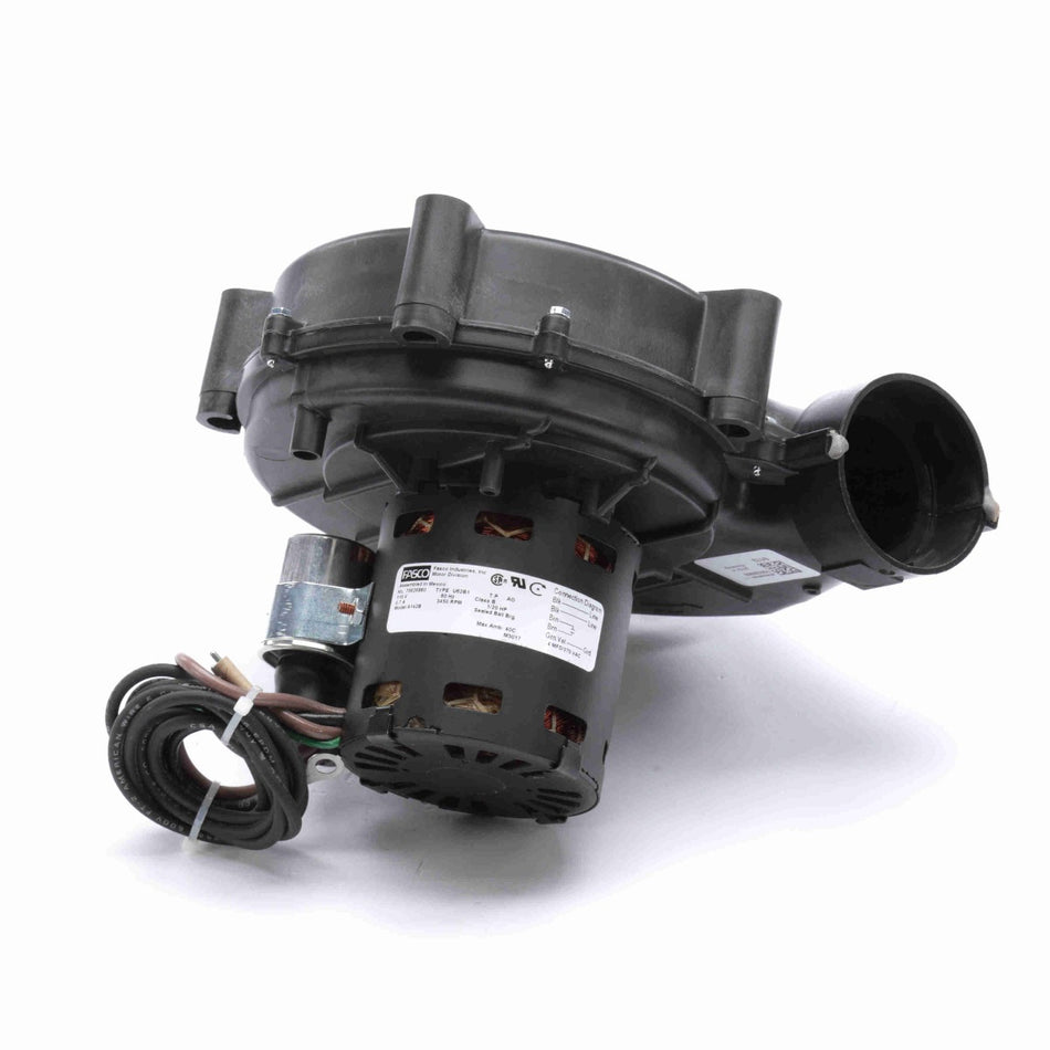 A142 Fasco Blower 1/20HP 3450RPM 115Volt 1 Phase - Square One Electric Motors & Pumps