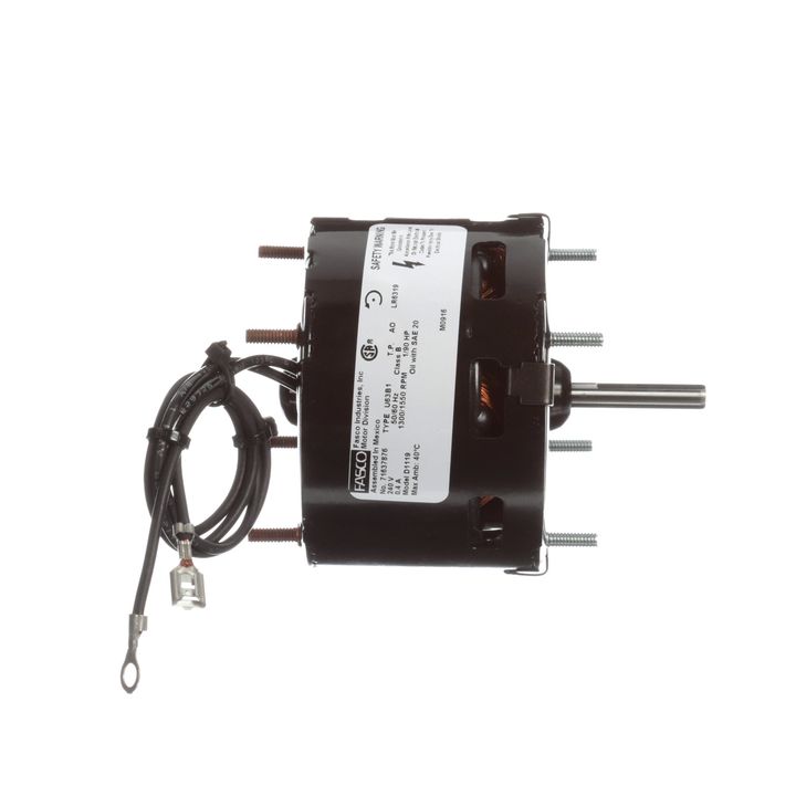 D1119 Fasco Motor 1/90 HP, 1500 RPM, 240 V, 1 Phase